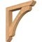 Ekena Millwork Legacy Slat Smooth Bracket w/ Offset Brace, Western Red Cedar, 7 1/2"W x 48"D x 48"H BKT0806X48X48LEC06SWR - alternate 1